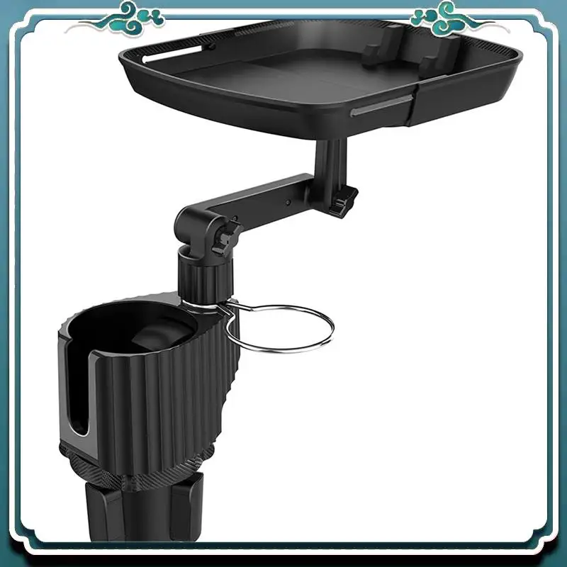 

A54K-Автомобильный держатель для чашки, расширитель, многофункциональный автомобильный поднос для еды, стол с двойным держателем для чашки