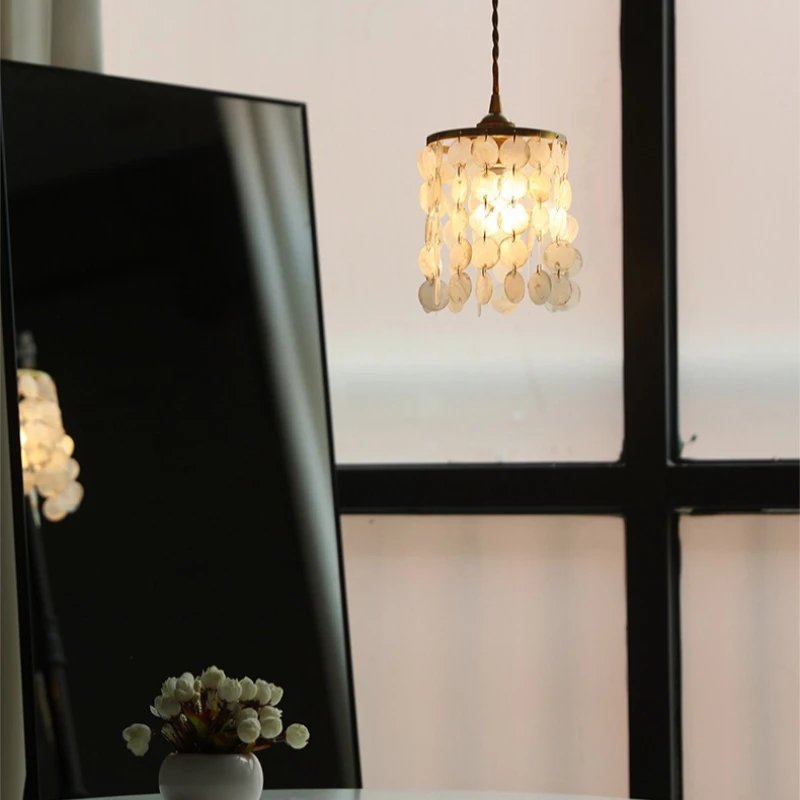 Nordic Minimalist Styles Bedroom Bedsides/Coffee Shop Copper Pendant Lights Luxury Designer Home Accessories Hanging Chandeliers