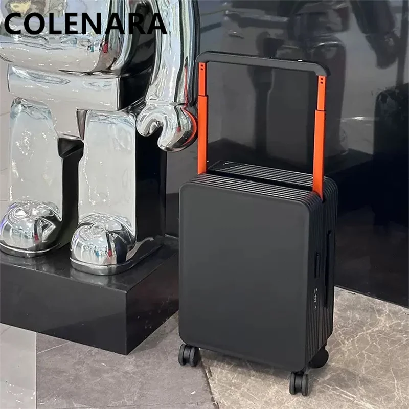 

COLENARA High Quality Luggage Bag Durable Boarding Box 20"24 Inch ABS+PC Trolley Case Men Women with Wheels Rolling Suitcase