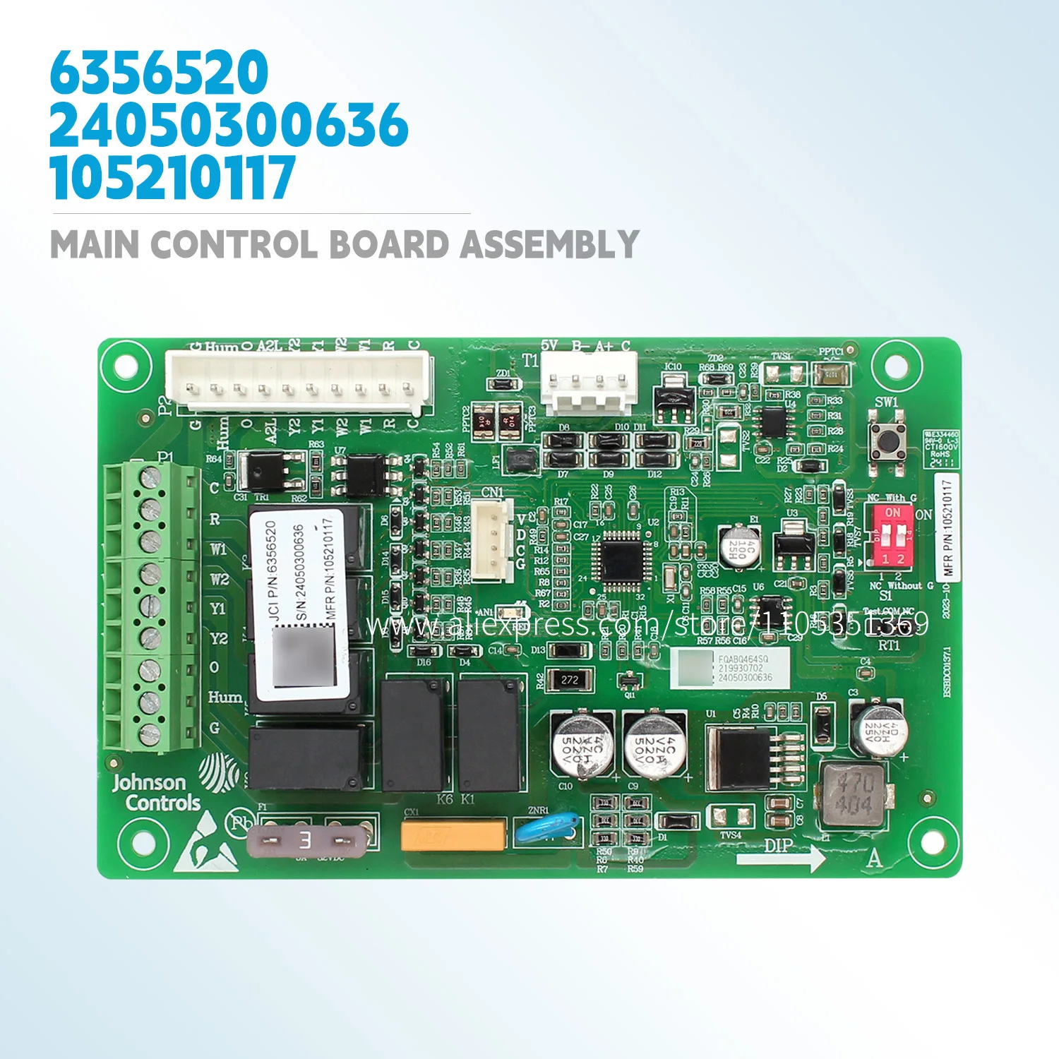 

New Main Control Board Assembly 6356520 105210117 FQABQ464SQ 219930702 HVAC Air Conditioner parts PCB Module Original tools