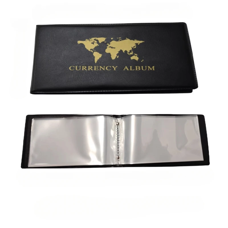 

Currency Collection Display Book Coin Note Folder Currency Collection Loose-leaf Binder Book for Commemorative Coin Collection