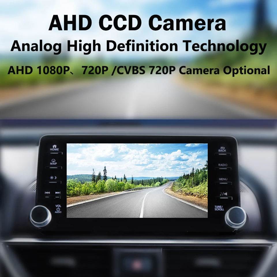 HaiSunny HD CCD Night Vision AHD 1080P Front View Camera For Honda Fit City 2013 2014 2015 2016 2017 2018 2019 Grill Logo Mount