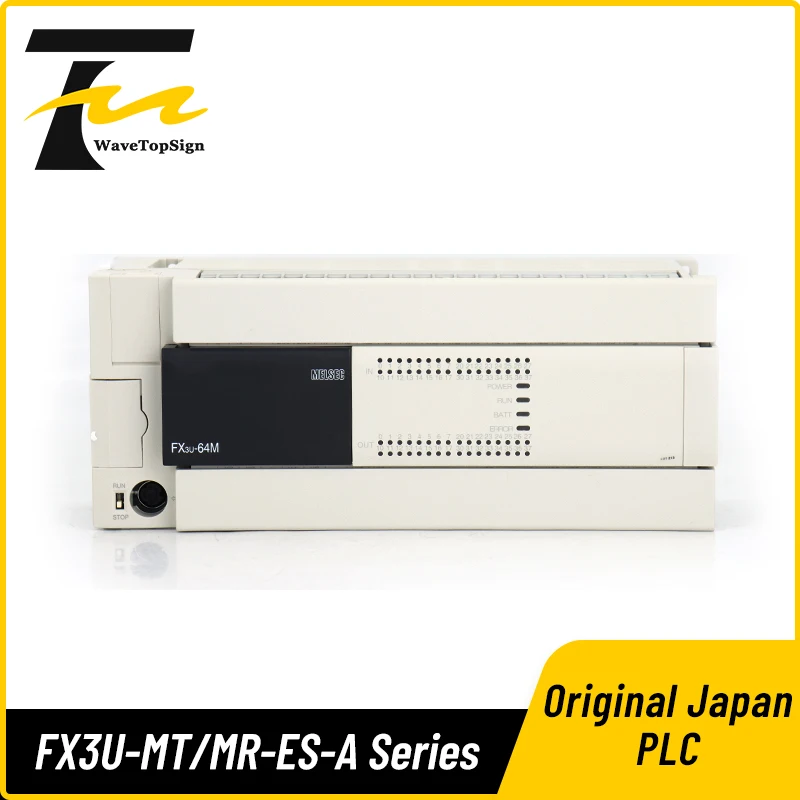 Wavetopsign Original PLC Programmable Controller FX3U-16MR/MT FX3U-32MR/MT FX3U-48MR/MT FX3U-64MR/MT FX3U-80 FX3U-128MR/MT-ES/A