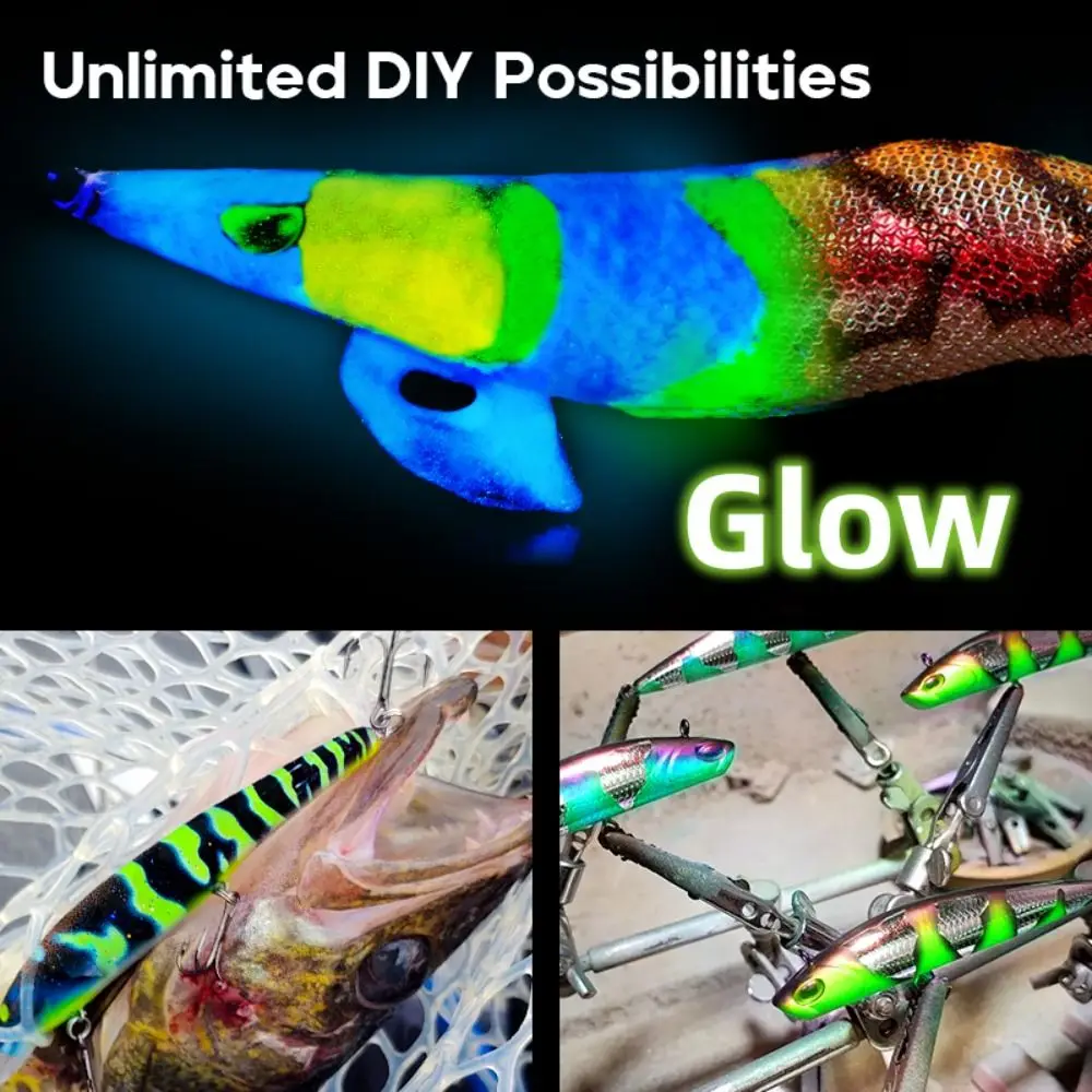 

Hard Baits Glow Paint Minnow Crank Spoon Design Fishing Lure Paint DIY Use Pencil Vib Artificial Bait Bait Customization