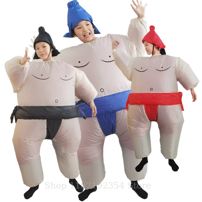 

Halloween Funny Parent-Child Cosplay Adult Costumes Sumo Fighter Inflatable Suit Christmas Wrestling Party Role Play Dress Up