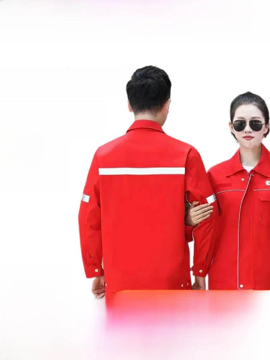 

Новый рабочий костюм Mid-Petro Work orm Long Sve id с светоотражающими полосами, антистатический, для защиты труда на АЗС, мужской.