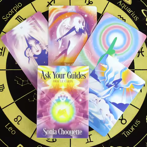 Ask Your Guides Oracle Cards 10.4*7.3cm A 56-Card Deck