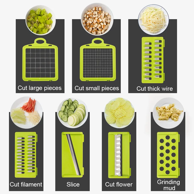 Vegetable Fruits Tool Potato Masher ricer Mandoline slicer Peeler Cutter Multi-functional Carrot Shredder Grater mutfak Slicer