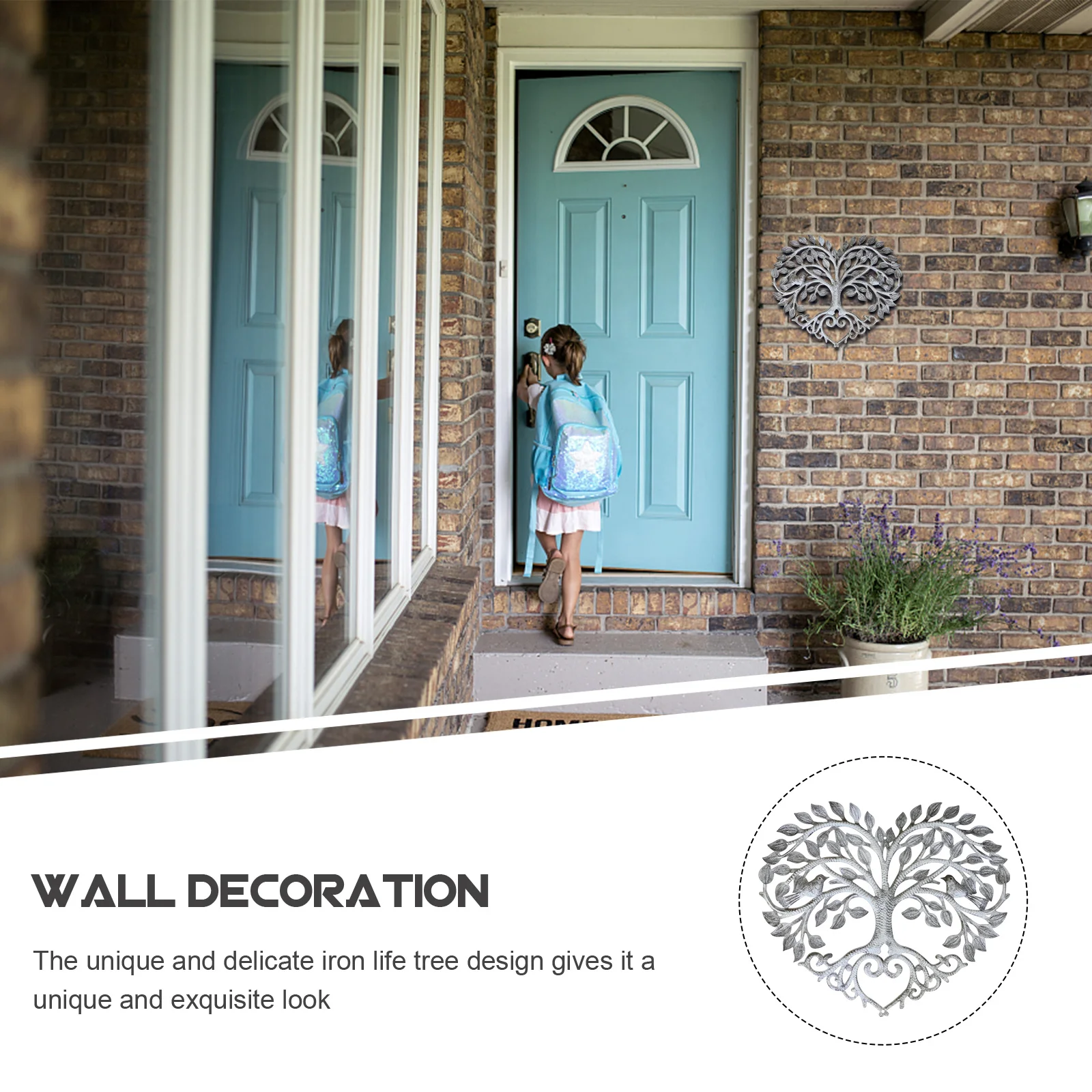 

Metal Wall Life Tree Iron Craft Wall Decor Home Decoration Garden Yard Hanging Ornament Home Decoration Supplies