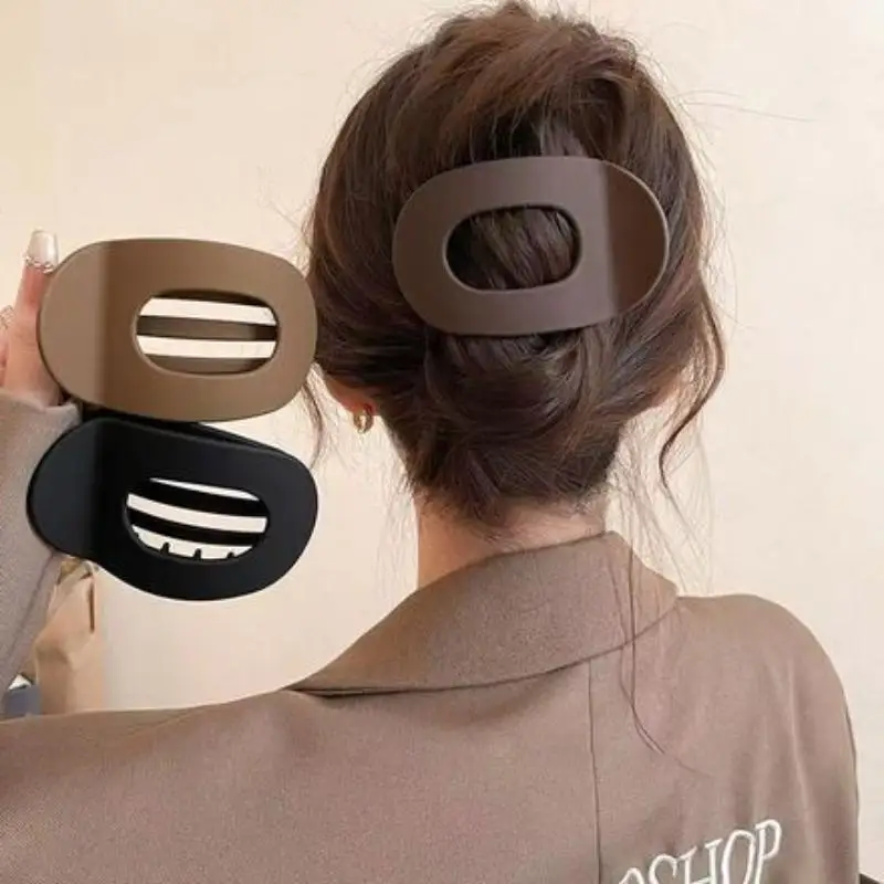 Matte Flat Hair Clips Strong Grip Non Slip Fashion Hair Accessories 3 Colors for Teen Girls Daily Outfits