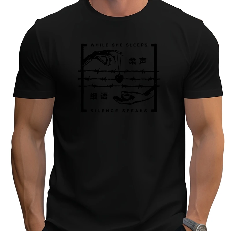 

While She Sleeps Men Tee Silence Speaks