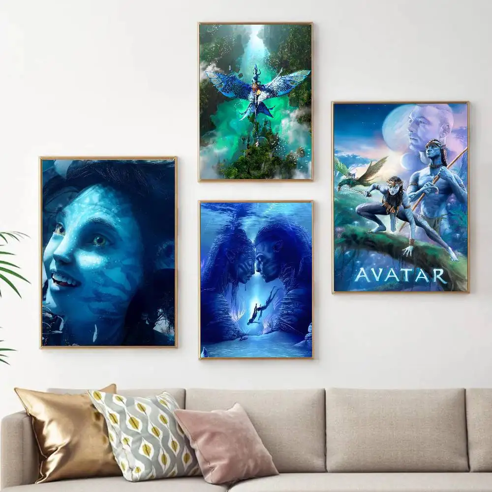 A-Avatars 2 Movie Classic Vintage Classic Vintage Posters Vintage Room Home Bar Cafe Decor Nordic Home Decor