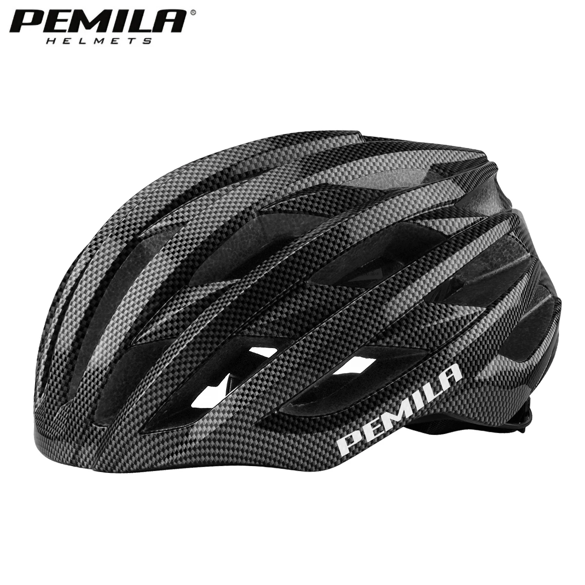 PEMILA NEW Road Bike Helmet Ultralight Mountain Carbon Streaks MTB Cycling Riding Helmet Men Women Outdoor Sports Bicycle Helmet