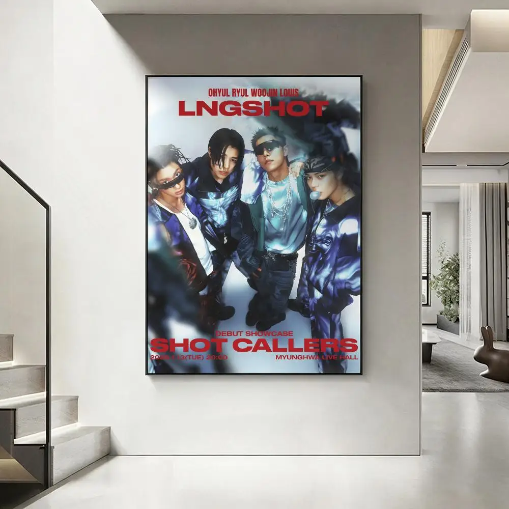 Poster HD art, waterproof, sticky wall, home decoration (living room, bedroom, bar), aesthetic Kpop Boy Group L-LNGSHOT - view 6