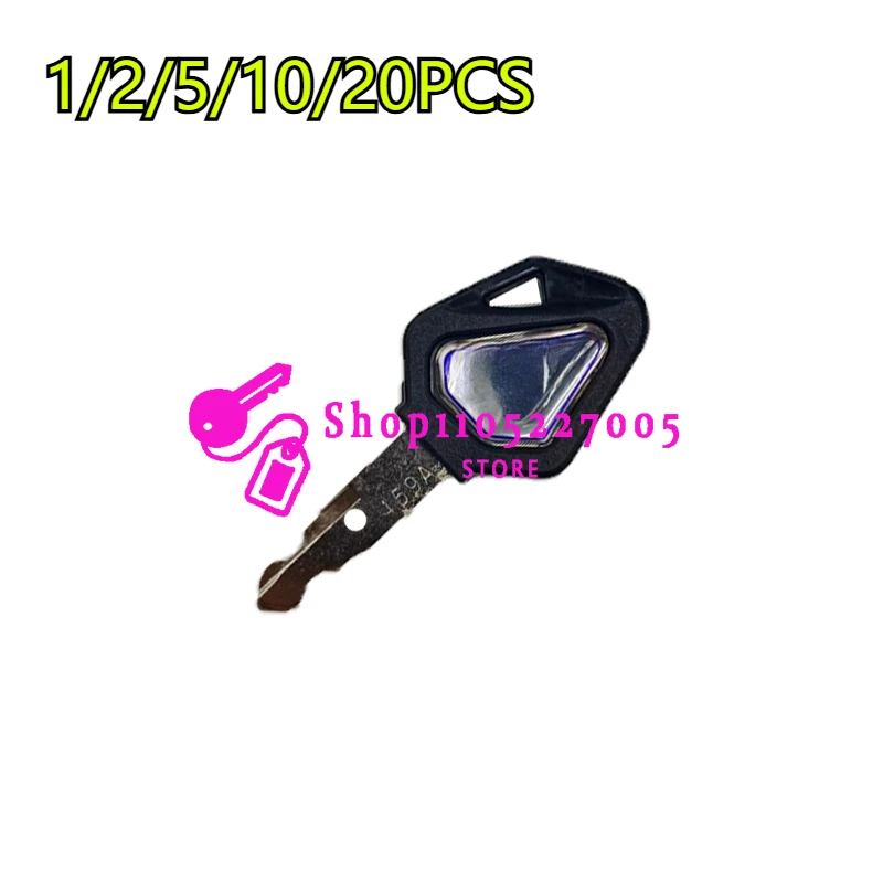 1/2/5/10/20PCS Ignition Keys For 459A Excavator Digger Tractor Slide Loader Power Start Key DIY Accessories