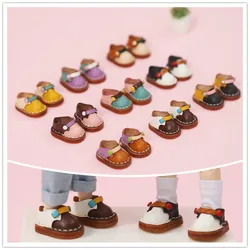Obitsu11-zapatos de piel de vaca hechos a mano para muñeca, zapatos de cuero volteado, zapatos encantadores Ob11 1/12 BJD, Obitsu11, G