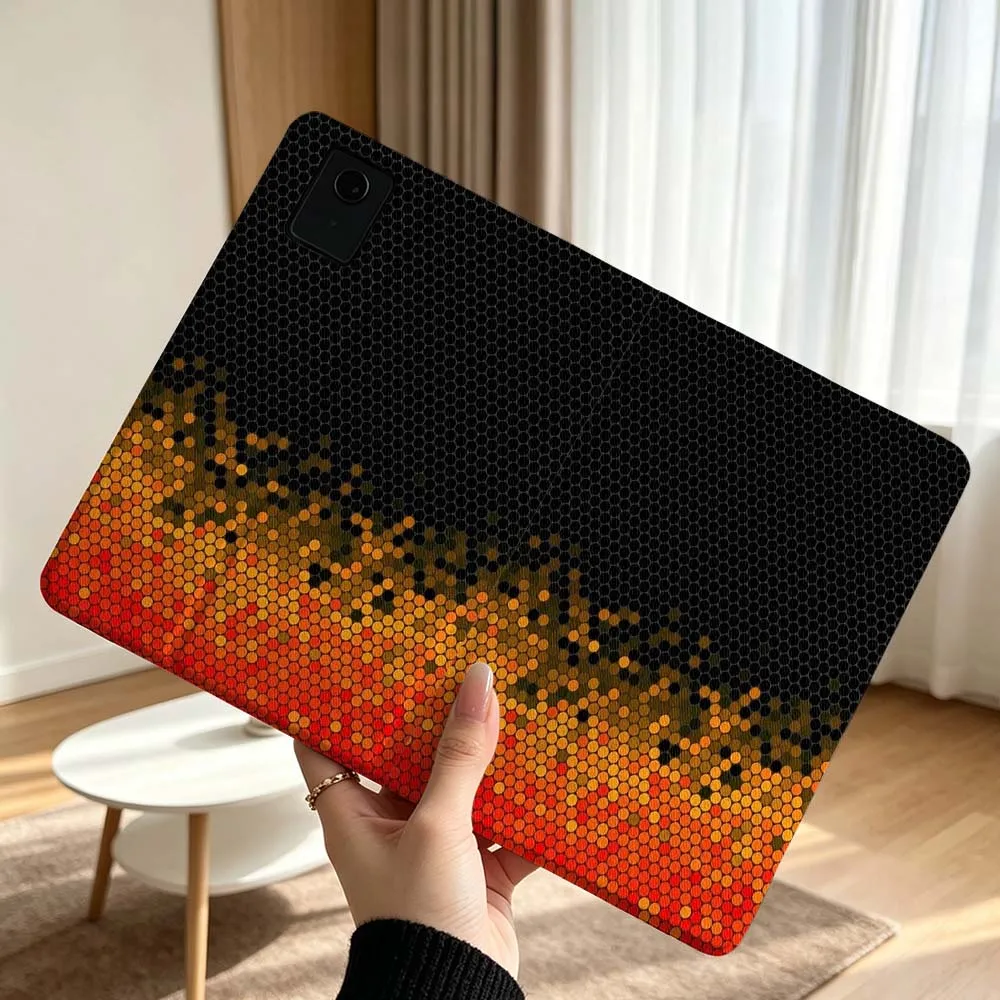 Carbon Fber Honeycomb Red For Lenovo Xiaoxin Pad Pro Tab P12 P11 11 13 11.2 inch K11 Plus Pen Tray Tablet Case Soft