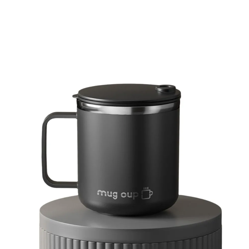 

Portable 304 Stainless Steel Insulated Coffee Mug Sliding Cover Design 400 ML Drinking Cup Sealed with Lid Coffee Cup Gift