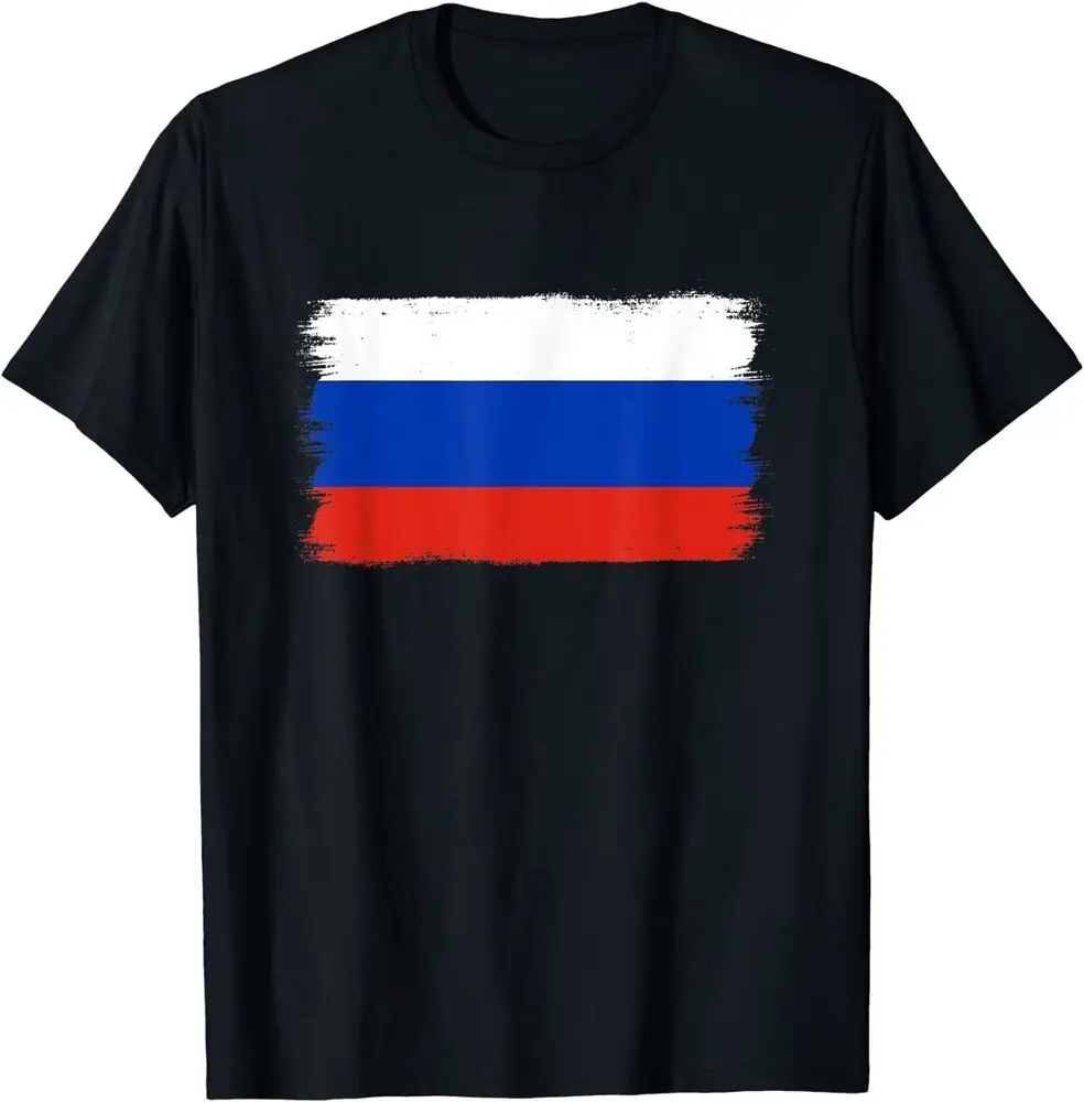 Russian Flag Russia Cool Design Great Gift Idea Tee T-Shirt For Man Woman Short Summer Tees Casual Cotton Luxury Brand