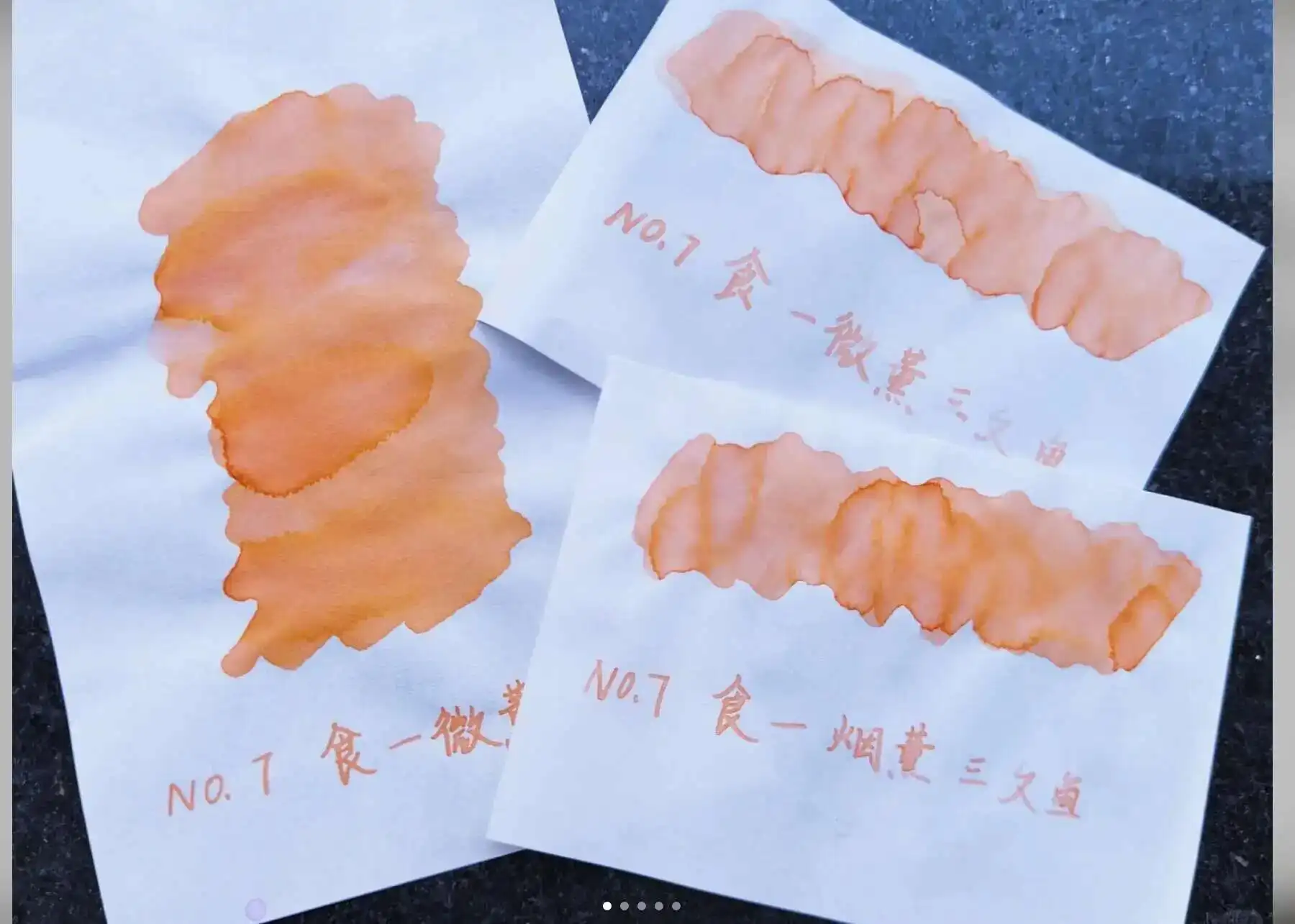 Zerkon's Ink NO.7,Slightly Drunk Salmon, Color Ink Chromatography  Ink Drawing Pen Ink