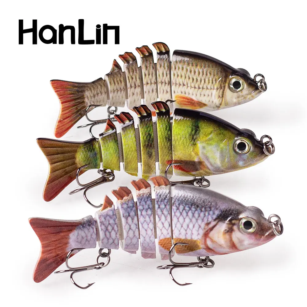 Hanlin Swimbait 85mm 11g – Hundimiento lento para trucha - imagen 4