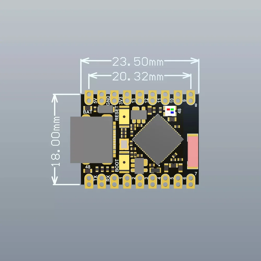 ESP32-S3 SuperMini Development Board WiFi Bluetooth for Electronics DIY - SuperMini Dev Board Headers Unsoldered