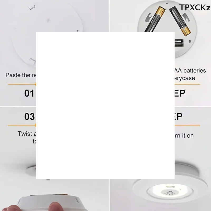 عكس الضوء LED ضوء الليل تحت الكابين مع الأشعة تحت الحمراء بطارية التحكم عن بعد تعمل LED خزائن أضواء خزانة إضاءة الحمام #1