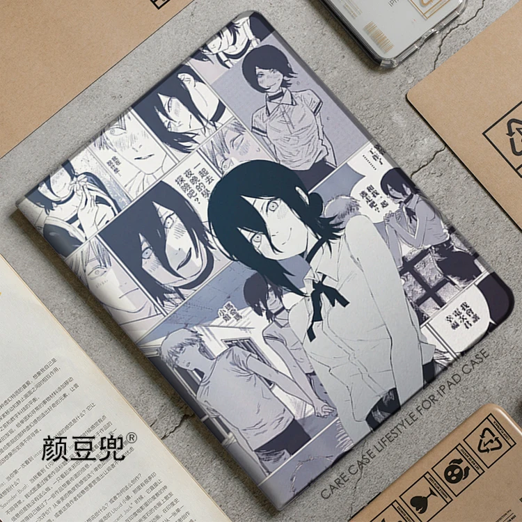 Reze Bomb レゼ Anime Chainsaw Man For iPad Air 4 5 10.9 Mini 5 6 For 2022 Pro 12.9 11 Luxury Silicone iPad 10th Protective Skin