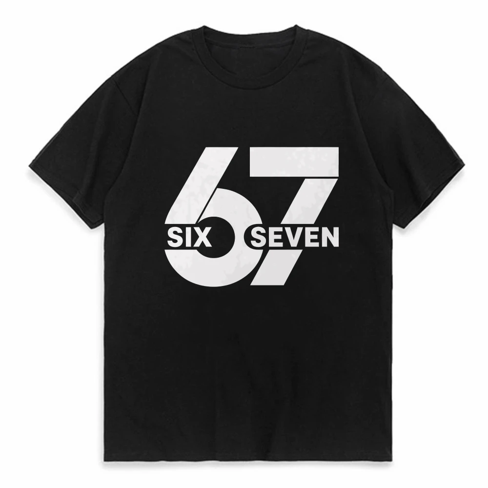 

67 Six Seven 6-7 - Funny Italian Brainrot Gaming Meme T-shirt For Men Women 100% Cotton T Shirts Short Sleeve Tops