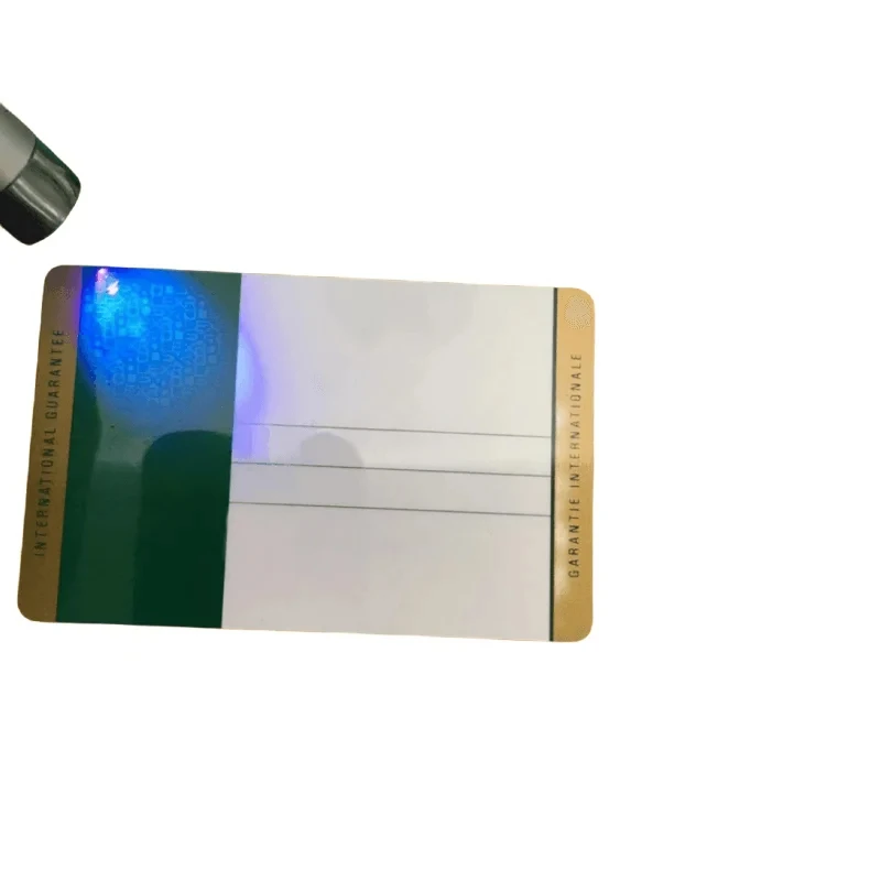 Etiqueta Fluorescente Cartão de Garantia, Anti-falsificação, NFC, Serial, Verde, Guerreiro De Segurança, Caixas De Papel, Melhor Qualidade, Presente De Moda