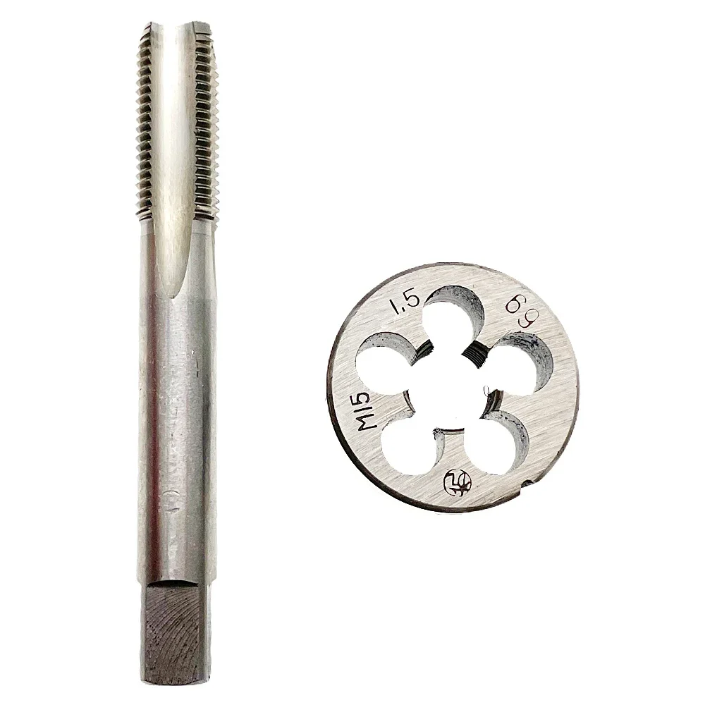 M15 x 1.5 Tap & Die RH M15x1.5 Metric Thread Right Hand HSS M15x1.5 M15 x 1.5 Threading Tool M15x1.