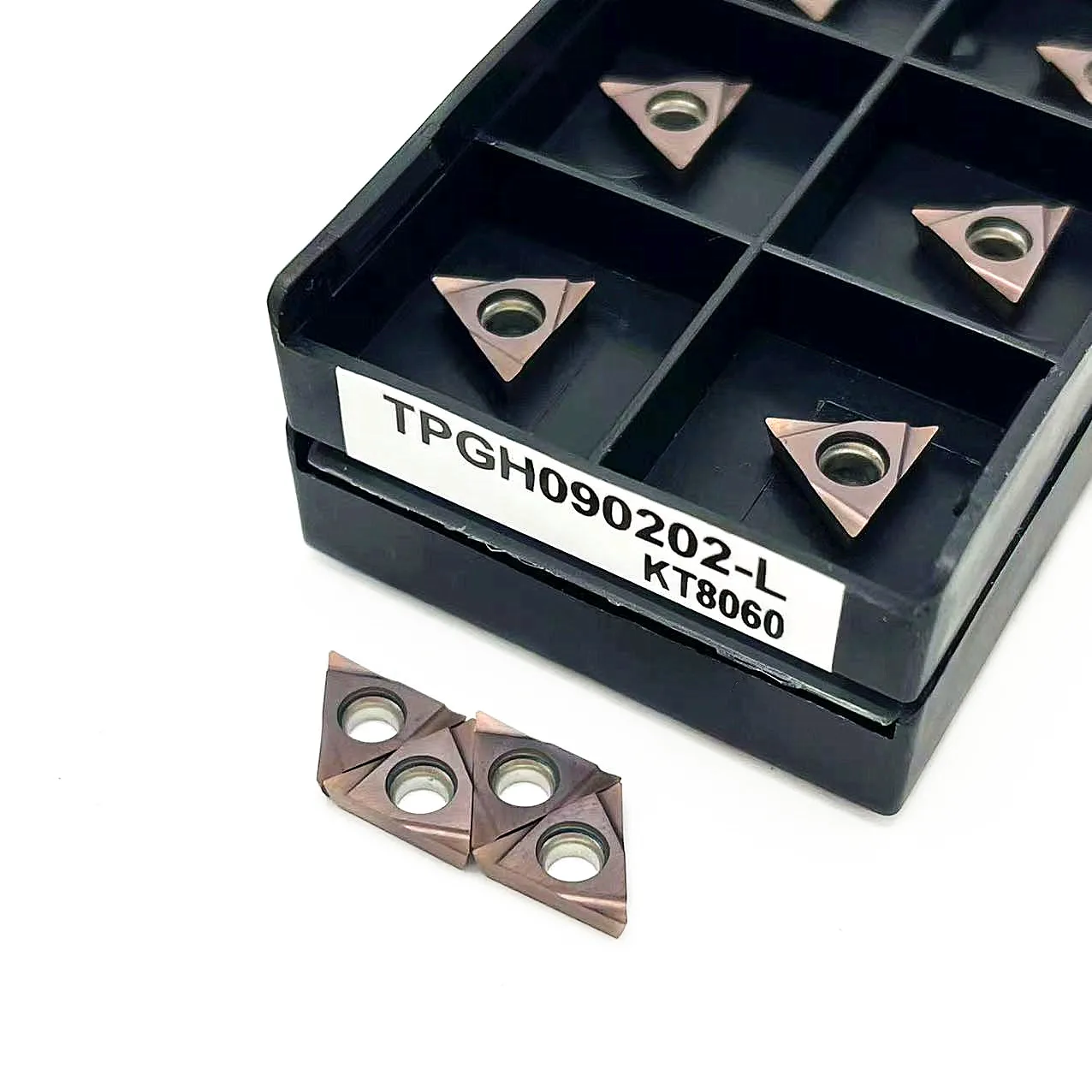 Tpgh-Nc Boring Rod Turning Tool Insert, TPGH0802, TPGH0902, TPGH1103, ângulo 02, Sbj2020, haste aborrecida para aço inoxidável, 10pcs