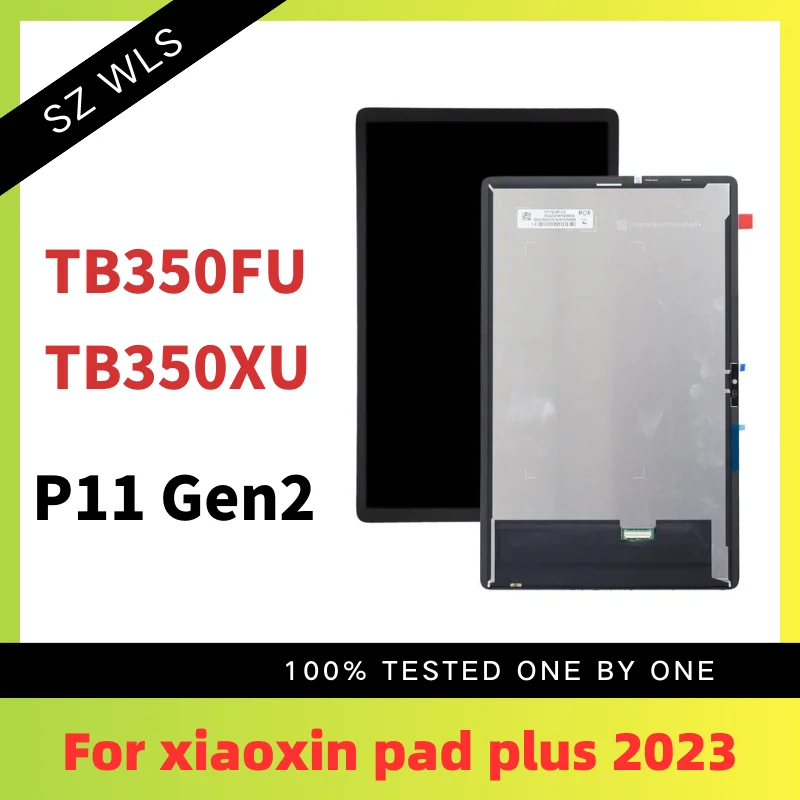 Xiaoxin pad plus 2023 tb350fu tb350xutb350用のオリジナルLCDタッチスクリーンデジタイザー交換部品