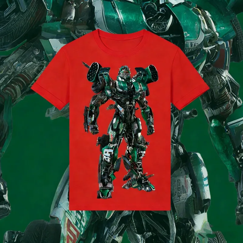 

2025-26 летняя футболка-трансформер с графическим принтом из 100% хлопка для мужчин Hasbro, брендовая детская и унисекс, дышащая, свободная, повседневная
