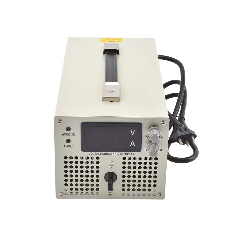 High voltage DC switching power supply output voltage and current are adjustable with display