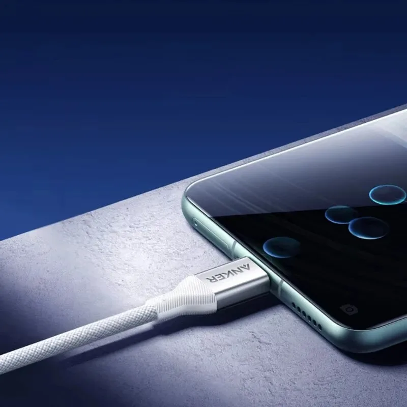 Oryginalny kabel USB-A do Type-C Anker 100W A8052 do szybkiego ładowania i transmisji danych, 6A, do Samsunga, Xiaomi, Huawei — zdjęcie produktu 3