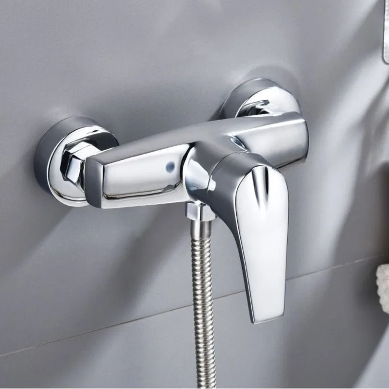 

Hot and Cold Mixing Valve Bathroom Bathtub Faucets Wall Mounted Shower Faucets Plumbing Valve Switch Single Handle
