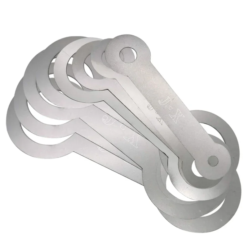8-piece saxophone flat pad tool stainless steel pressure pad instrument repair suitable for alto / tenor/ soprano saxophone