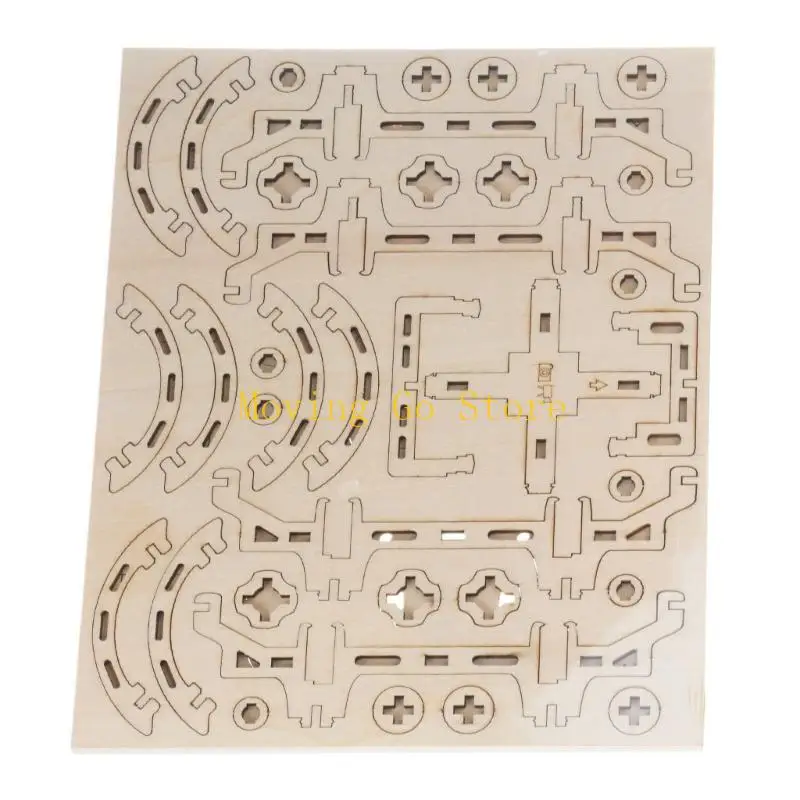 

B5XD Exquisite Quadcopter Aircraft Model for Kids Cultivate Children's Hands-on Ability Gift for DIY Lovers and Adults