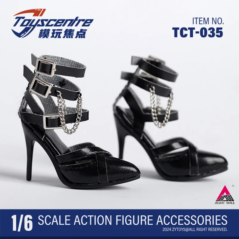 TCT-035 TCT-038 1/6 Trend High Barrel Zipper Boots Hollow Shoes Model Accessories Fit 12\'\' Female Soldier Action Figures Body