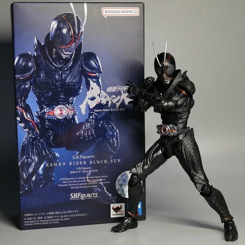 15cm Bandai Original Shfiguarts Kamen Rider Black Sun Minami Kohtaro Joints Movable Anime Action Figure Collection Model Gift