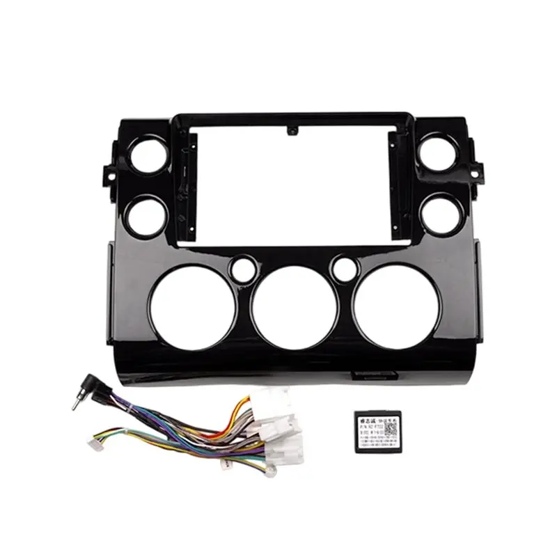 

Жгут проводов питания в комплекте, 9-дюймовая навигационная рамка Android для Toyota FJ-Cruise 2007-2013, автомобильный радиоприемник, крышка панели DVD