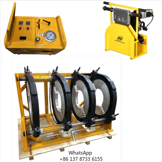 New WD1000HB Plastic Pipe Welding Machine 500-1000 Mm Automatic 23.5kw Hydraulic Butt Fusion Welding Machine For PE/PP/PPR/PVDF