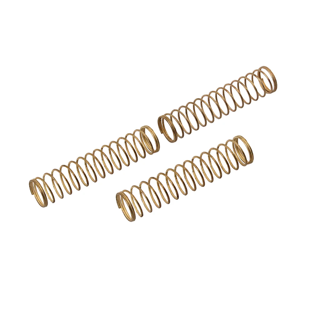 

3 Pcs Long Spring Trumpet Repairing Parts Brass for Component Woodwind Instrument