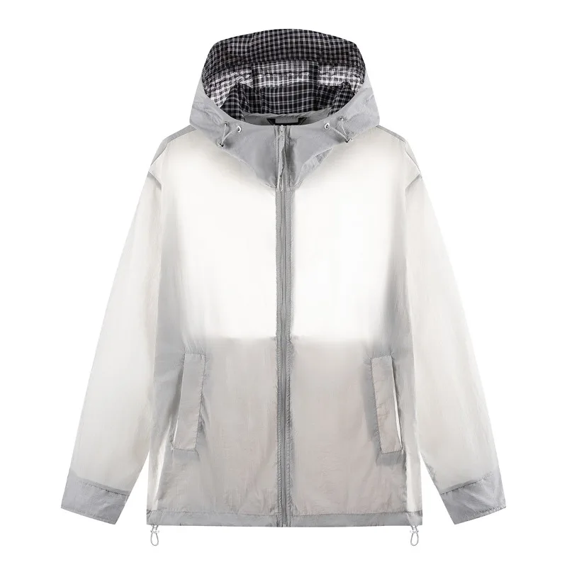 UPF50+ UV Protection Jacket Lightweight Hooded Sun Shirt Men Women Quick Dry Breathable Outdoor Hiking Fishing Coat