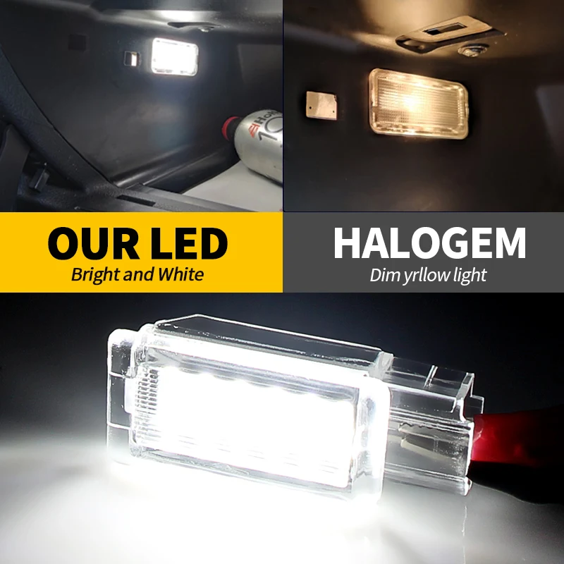 2x LED Luggage compartment trunk lamp light for Chevrolet Camaro Cruze Aveo T300 Corvette Equinox Impala Malibu Sonic Spark Trax - Image 4