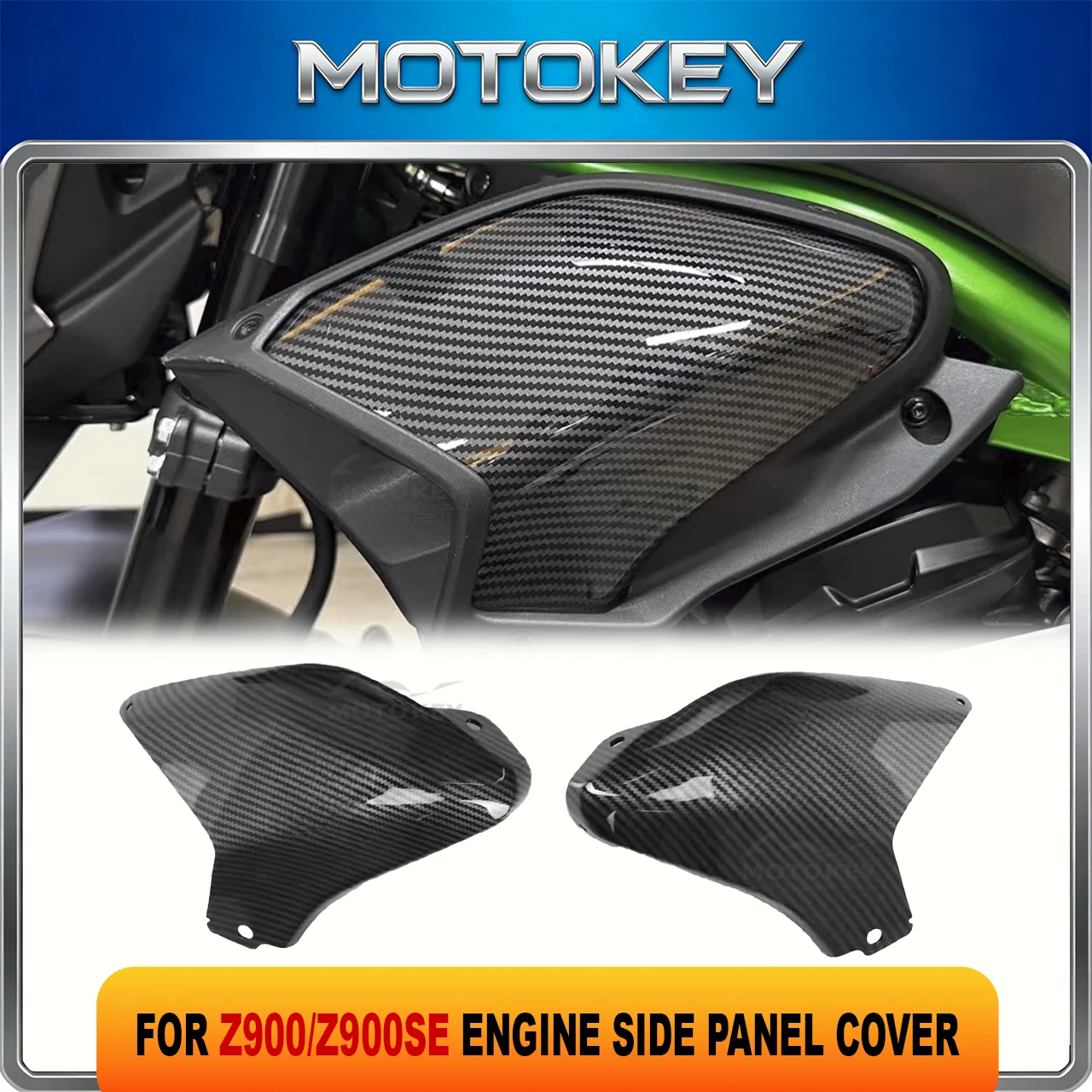 

Motorcycle For Kawasaki Z900 2025-2026 Seat Side Fairing Z900SE 2025 2026 Body Filling Frame Spoilers Side Cowl Cover Panel