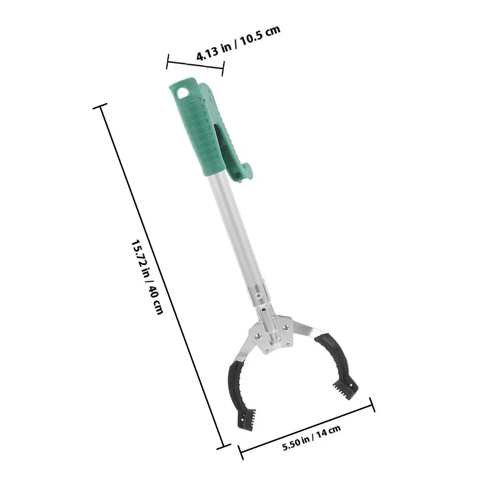 2Pcs Grabber Reacher Tool Plastic Claw Trash Picker Picker Upper Grabber Trash Pickup Tool for Sticks Up Stick