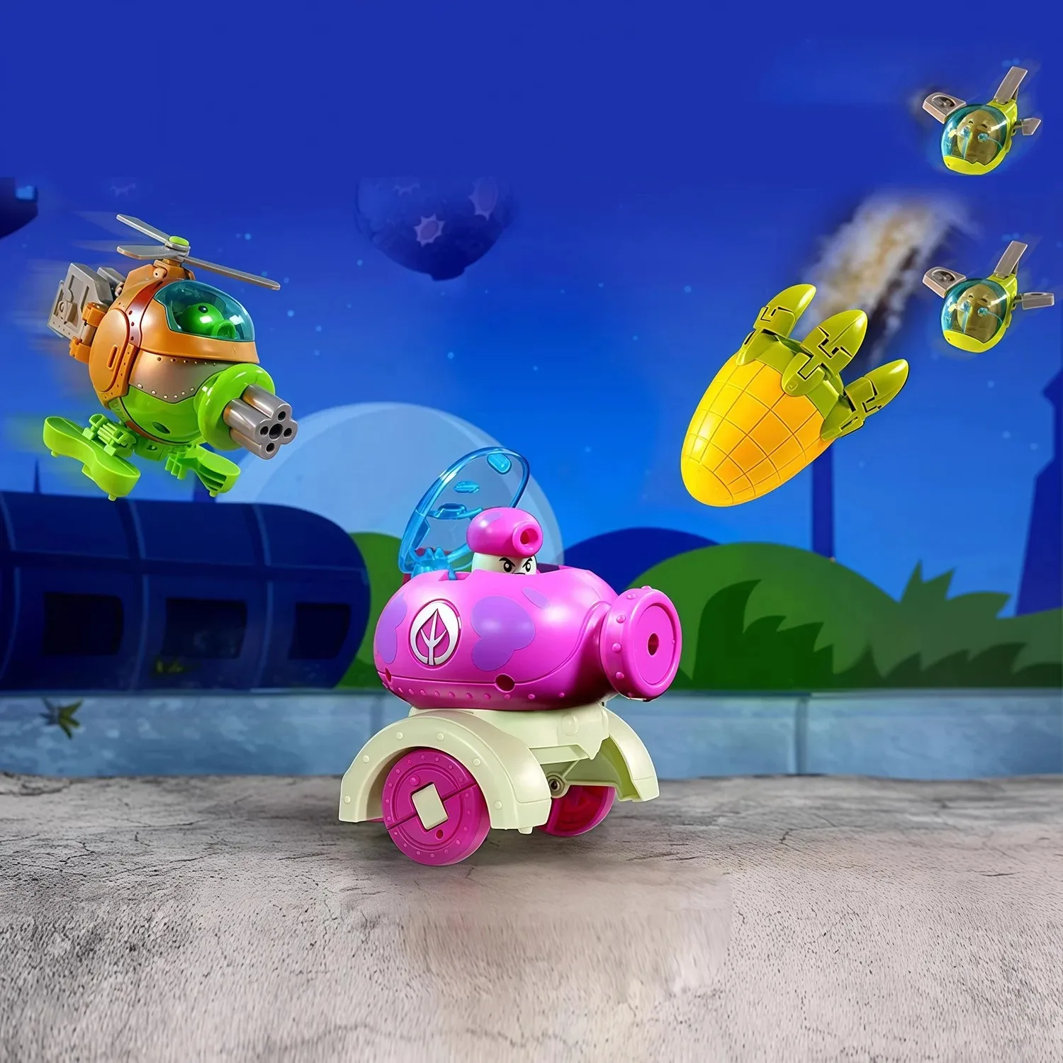 2025 نباتات جديدة مقابل الكسالى روبوت عباد الشمس الصبار الذرة عمل نموذج لجسم مجموعة البلاستيكية مزيج تشوه ألعاب الدمى الاطفال هدية #3