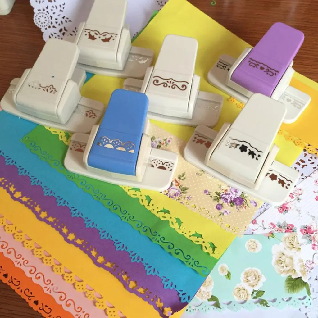 Paper Cut Craft Punch Multicolor Decorative Flower Punch Scrapbooking Card Making Tool for DIY Projects